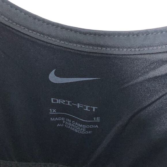 NEW Nike Bliss Luxe Tennis Athletic Dress Women's 1X Black Pockets Sleeveless - Picture 4 of 13